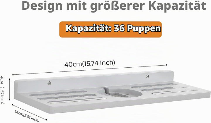 Für Tonies Regal Magnetisch,für Toniebox Figuren Aufbewahrung und Display Regal (für 36 Figuren),Wan