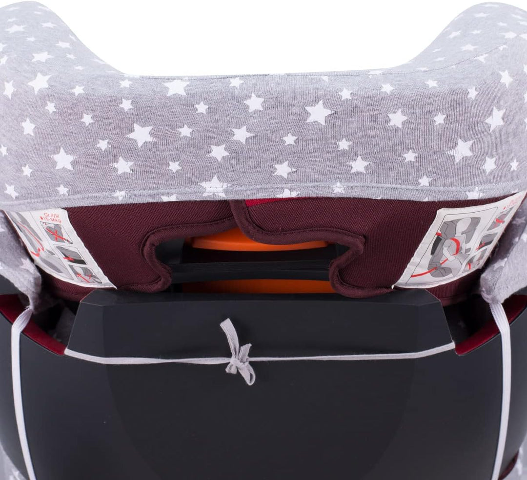 JYOKO Kids Bezug für Autositz Kompatibel mit Cybex Solution Fix (White Star), White Star