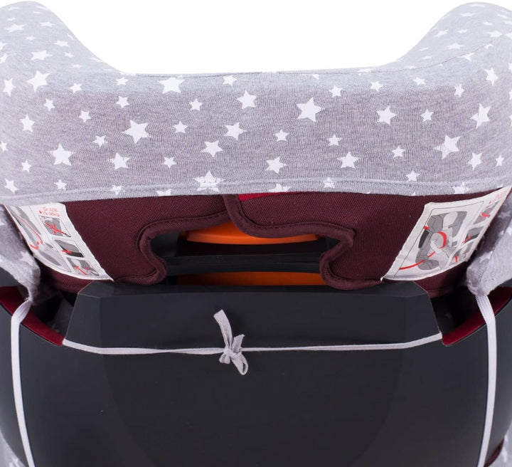 JYOKO Kids Bezug für Autositz Kompatibel mit Cybex Solution Fix (White Star), White Star