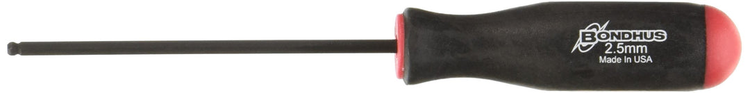 Bondhus Kolibris 2,5 mm Ball End-Schraubendreher mit Proguard Finish, 6,9 cm 2-teilig