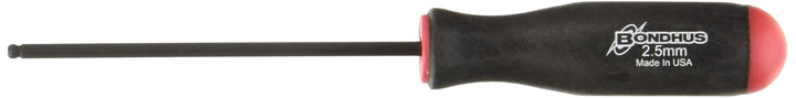 Bondhus Kolibris 2,5 mm Ball End-Schraubendreher mit Proguard Finish, 6,9 cm 2-teilig