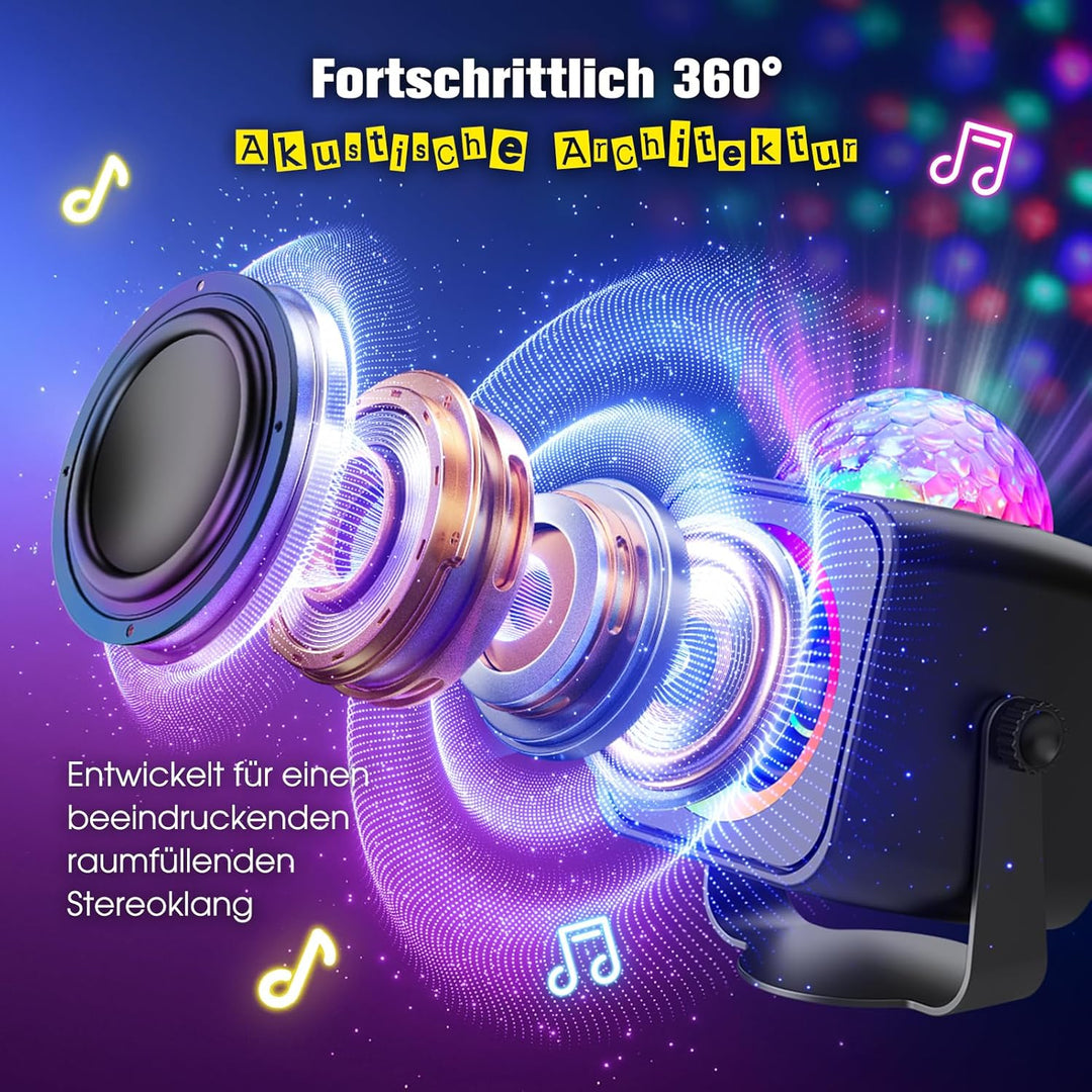 Dislocati Karaoke Maschine Mikrofon Kinder und Erwachsene, Geschenke Kinder Spielzeug Junge 3-15 Jah