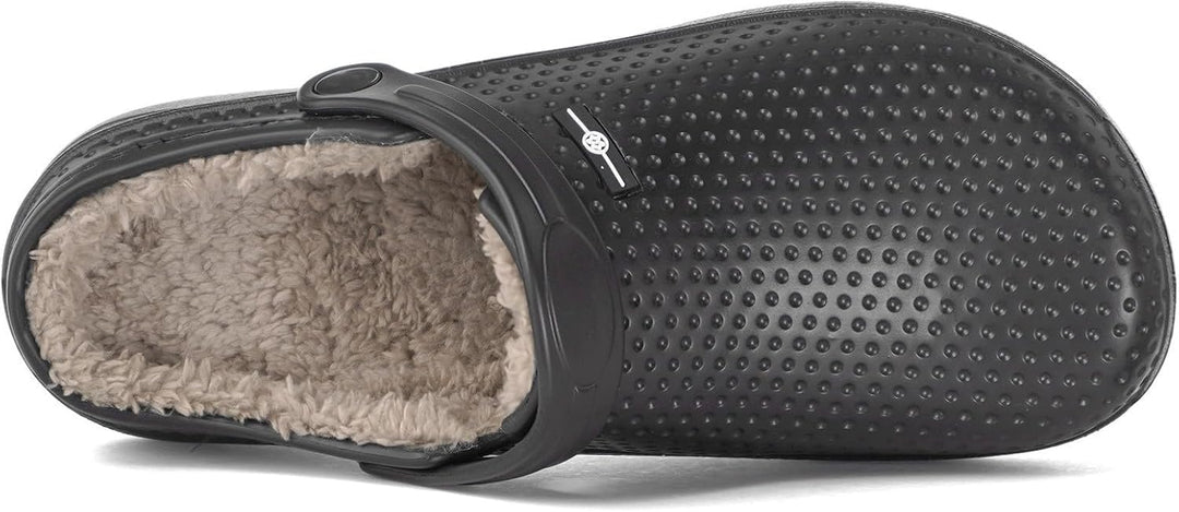 Eagsouni Damen Herren Lined Clogs Winter Hausschuhe Gefüttert Pantoletten Gartenschuhe Wärme Pantoff