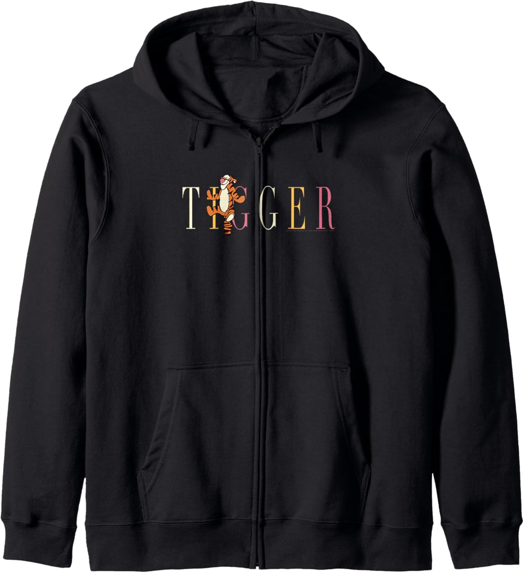 Disney Winnie The Poo Tigger Bouncing With His Name Kapuzenjacke