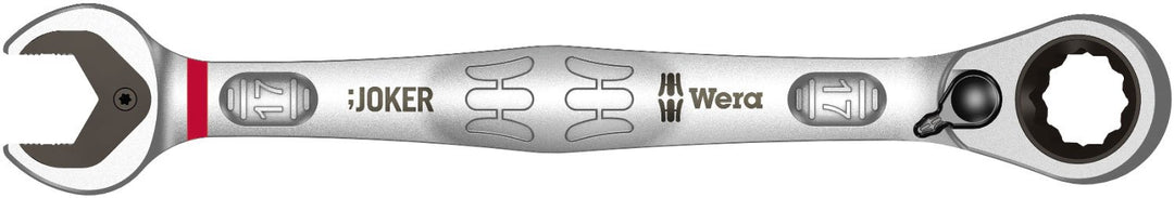 Wera Joker Switch Maul-Ringratschen-Schlüssel, umschaltbar, 17 x 225 mm, Rot, 05020072001 17 x 225 m