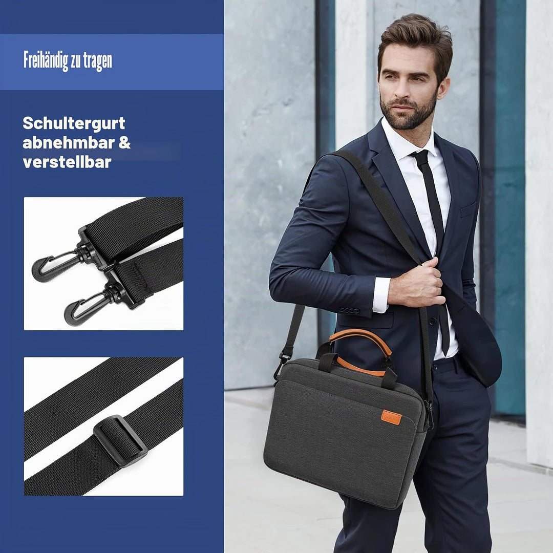 MoKo 12.9 inch Tablet Tasche Hülle, Tragetasche Umhängetasche aus Polyester, Schutztasche mit Schult