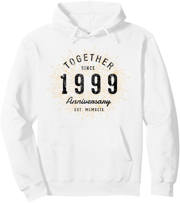 Zusammen seit 1999 Jahrestag Pullover Hoodie