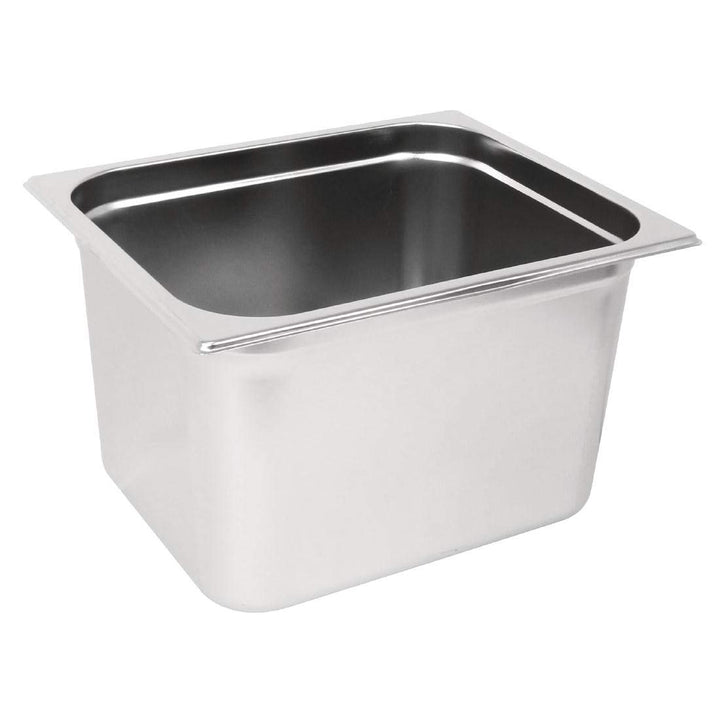 Vogue 2/3 Gastronorm-Pfanne, Edelstahl, 200 mm, 325 x 354 mm, Lebensmittelbehälter für Restaurant 20