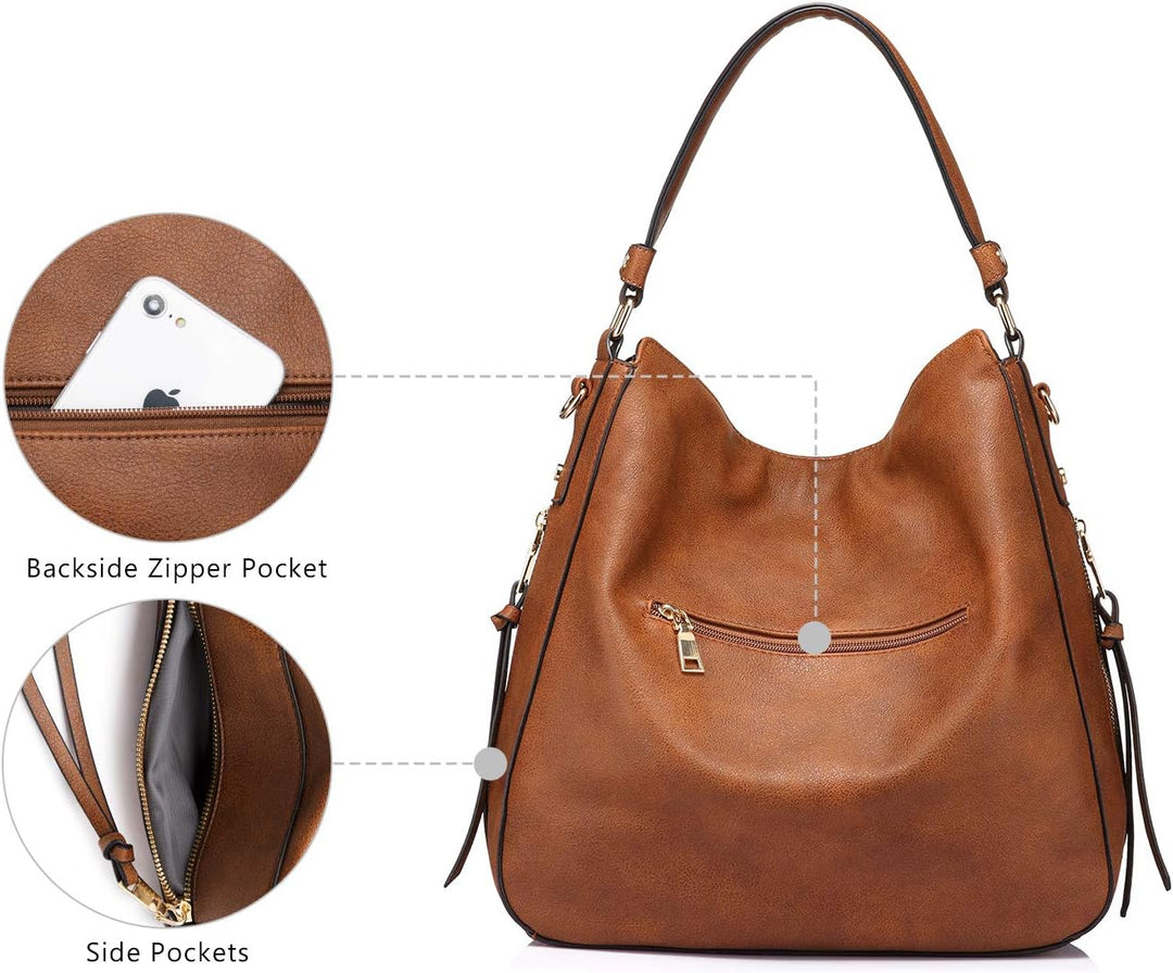 Realer Handtasche Damen Shopper Tasche Tote Leder Umhängetasche Gross Schultertasche Frau Elegant He