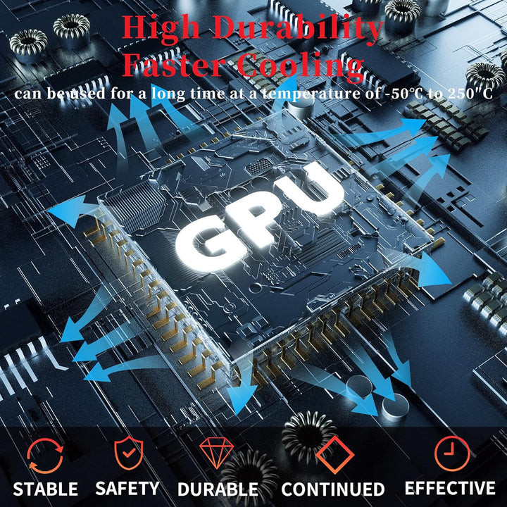 HY-510(100Gramm)> 1.9 W/m.K-CPU Wärmeleitpaste PC kühlpaste Leitpaste Thermal Paste für CPU GPU PC.,
