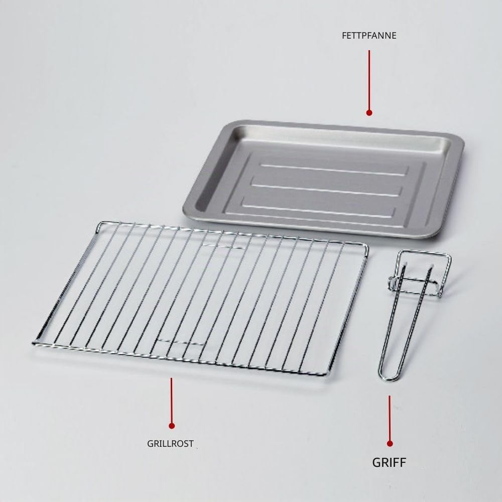 Ariete Vintage-Ofen 979, Retro Elektrobackofen mit 3 Backpositionen, 30 cm Pizzaofen, Max. Temperatu