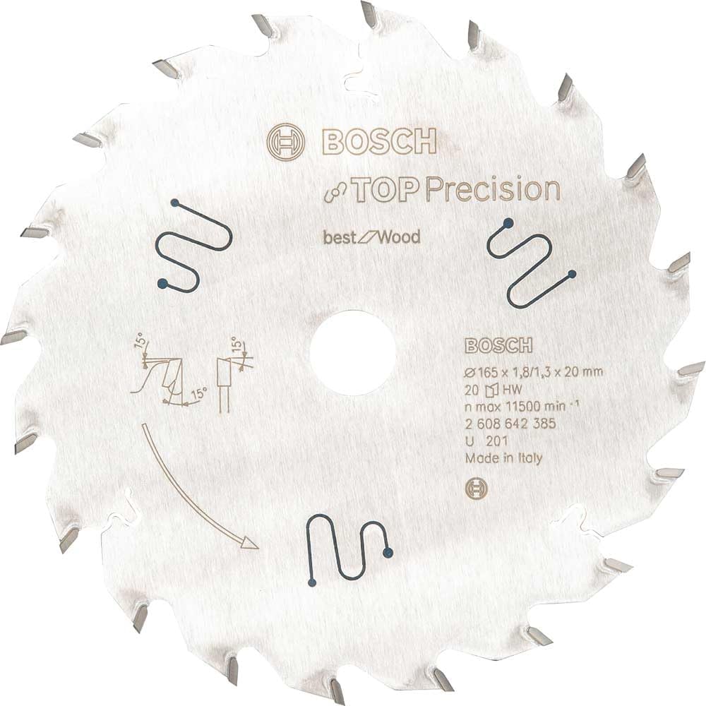 Bosch Accessories Bosch Professional 1x Kreissägeblatt Top Precision Best für Wood (Holz, Sägeblatt