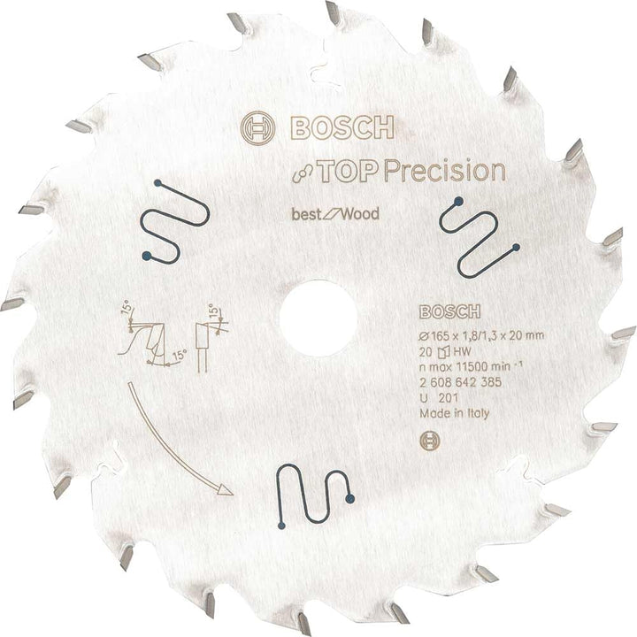 Bosch Accessories Bosch Professional 1x Kreissägeblatt Top Precision Best für Wood (Holz, Sägeblatt