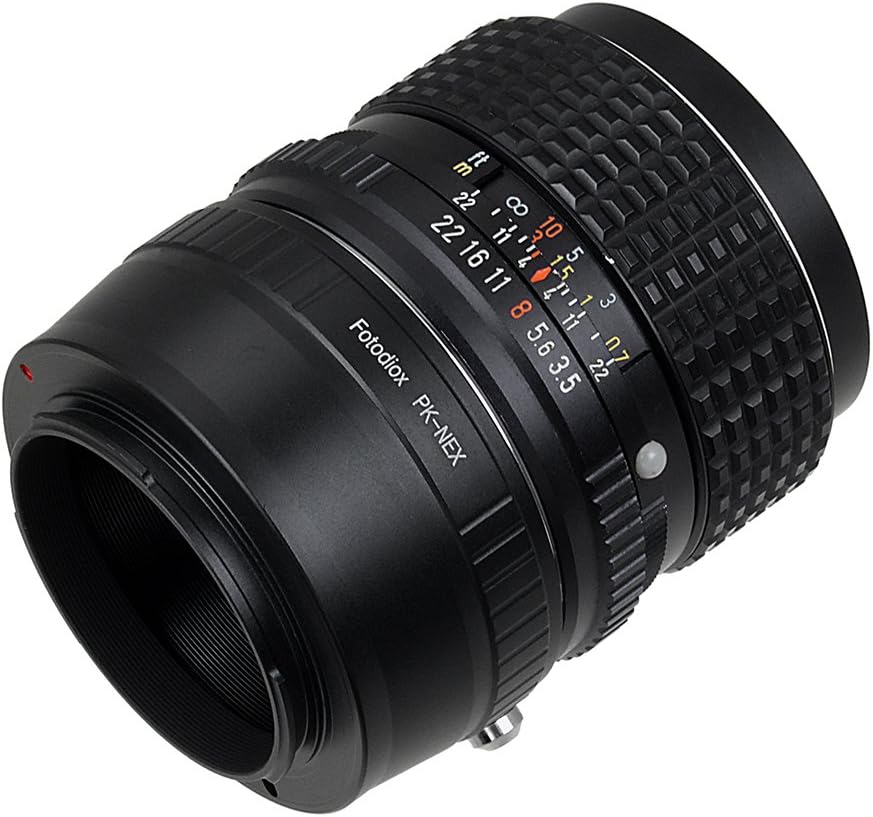 Fotodiox Lens Mount Adapter Compatible with Pentax K Lenses on Sony E-Mount Cameras Pentax K Standar