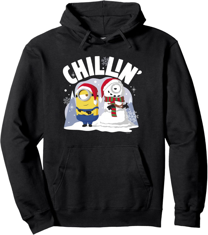 Minions Christmas Dave And Snowman Chillin&