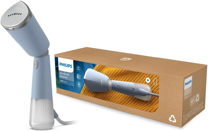 Philips Dampfglätter 5000-Serie - 35 Sekunden Aufheizen, aktiv beheizte Dampfplatte, Eco-Modus, für