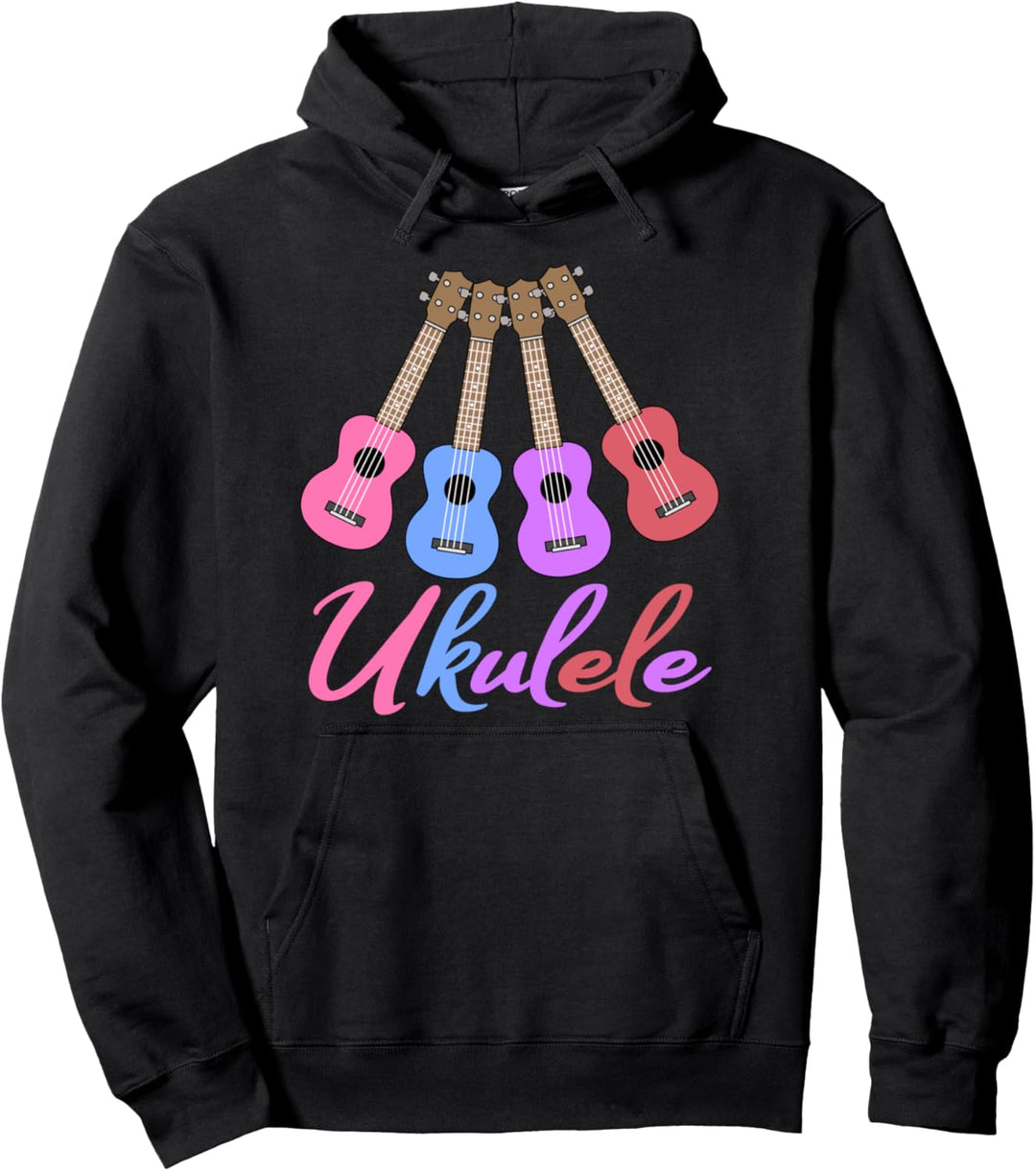 Ukulele Instrument Musik Geschenk Pullover Hoodie