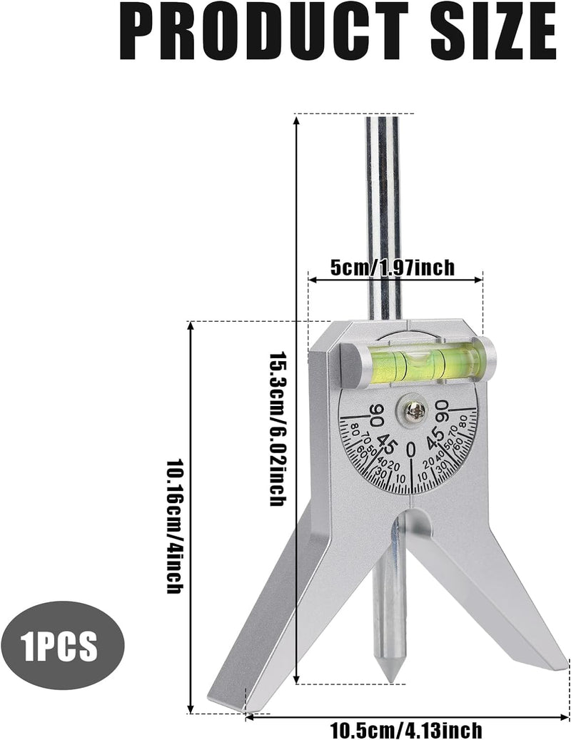Rohrmarkierungs Zentrierwerkzeug, Rohrmarkierungswerkzeug Pipe Center Finder mit 10,16cm Y-Basis und