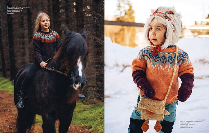 Einfach nordisch stricken Kids: Warme Wilderness Sweater für Kinder. Für Jungs und Mädels von 1-12 J