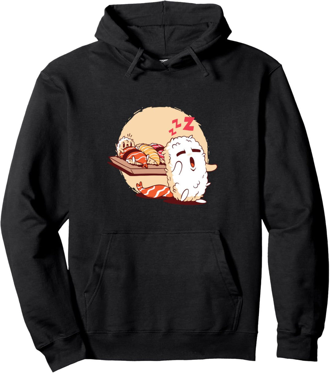 Sleepwalking Sushi | Schlafwandelnde Sushi Pullover Hoodie