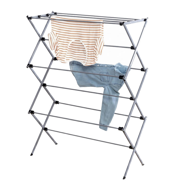 Honey Can Do Trockengestell für Kleidung, faltbar, Oversize, DRY-09066, Silber, 22,7 kg, Silber