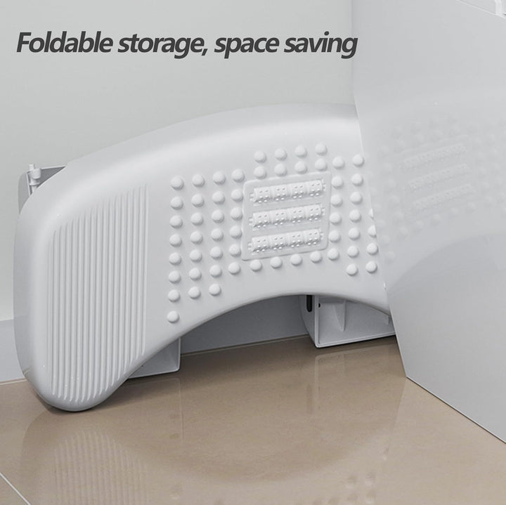Toilettenhocker Klappbar, Toilettenhilfe Tritthocker, Physiologischer Hocker Badezimmer für Erwachse
