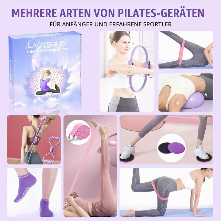 Pilates Ring Set - Pilates Essential Kit mit 12,6&