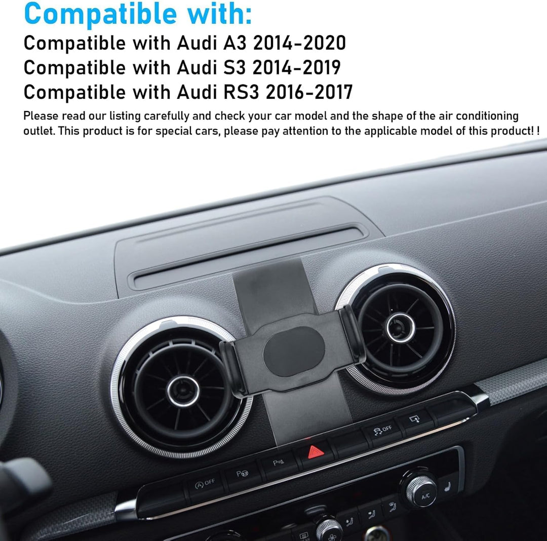 TTCR-II Handyhalterung Kompatibel mit Audi A3(2014–2020) S3(2014–2019) RS3(2016–2017), Autotelefonha