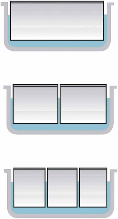 LACOR Lacor-69036-Wasserbad elektrisch Gn 1/1 230 V-Grau, Metall Wasserbad 61.5 x 39 x 30 cm, Wasser