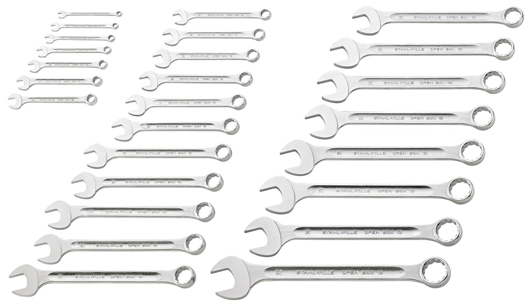 STAHLWILLE 13/26 l Ringmaulschlüssel Set 26-tlg. (6-32 mm)lextrem belastbar l schraubenschonend lMad