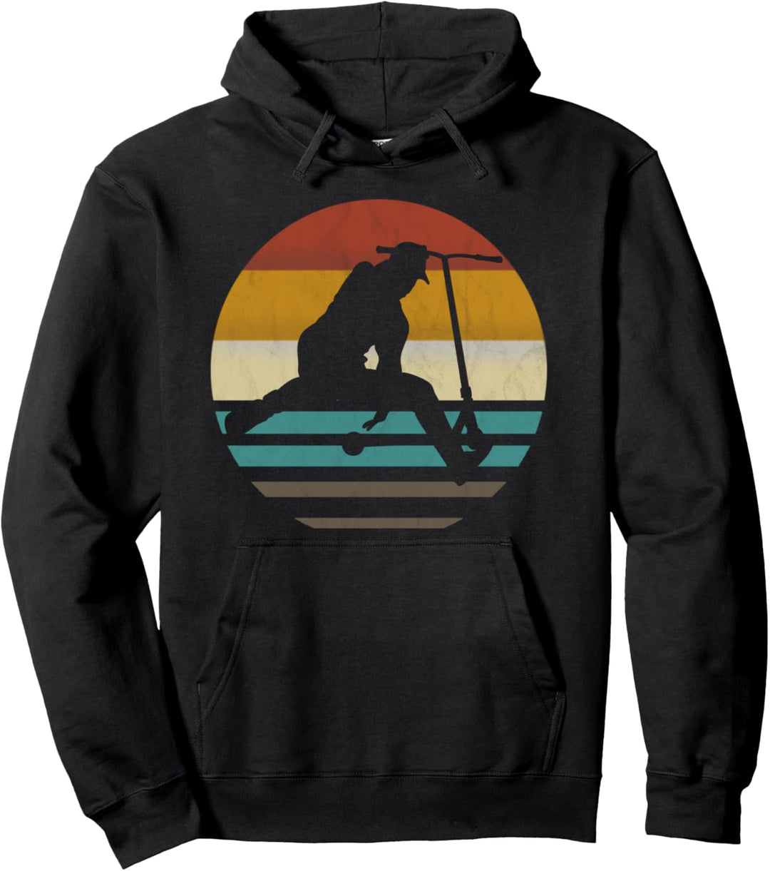 Stunt-Scooter Stunt-Scooter Tretroller retro vintage Pullover Hoodie