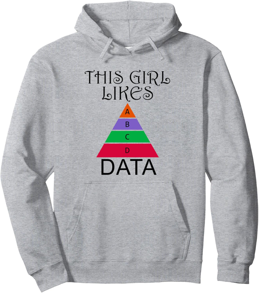 Datenanalystin Lustiger Spruch Mädchen mag Statistik Pullover Hoodie