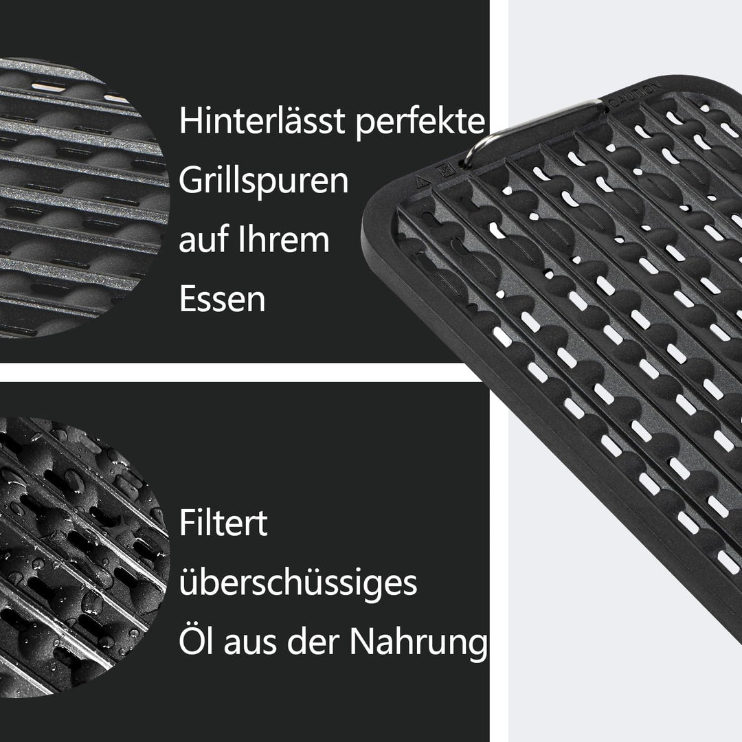 CUSIMAX Steak Grill | 1500W Tischgrill Elektrisch | BBQ-Grill für drinnen und draussen | Elektrogril