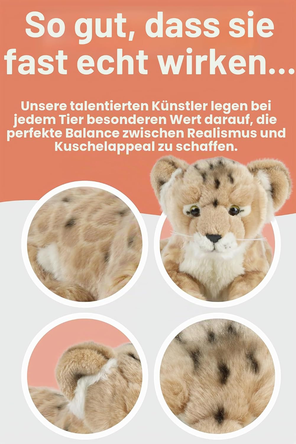 Living Nature Stofftier - Löwenjunges (35cm) M Löwe, M Löwe