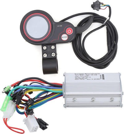 Alomejor E-Bike Controller Kit, Elektroroller-Controller mit LCD-Display und Schaltschalter (Univers