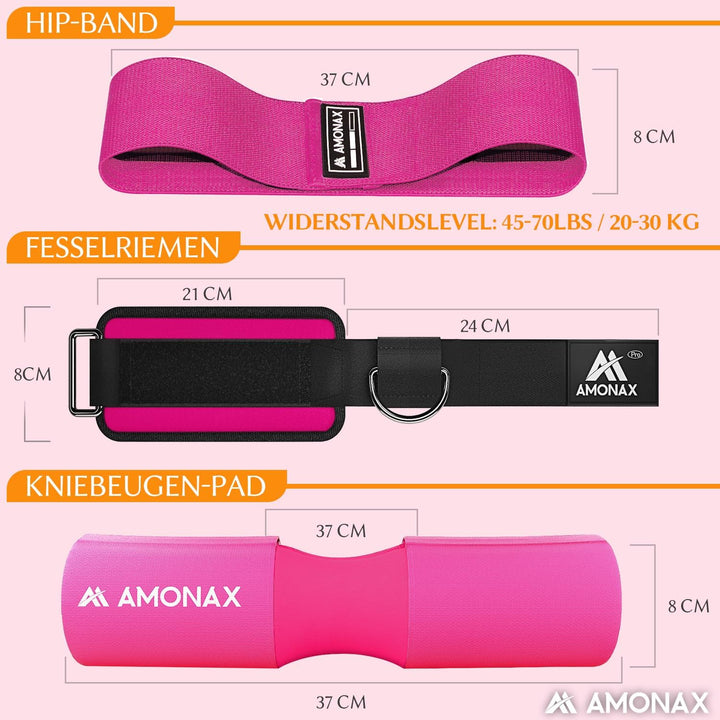 Amonax langhantel polster, extra dicke nackenpolster langhantel- Barbell Pad nackenschutz für hip th