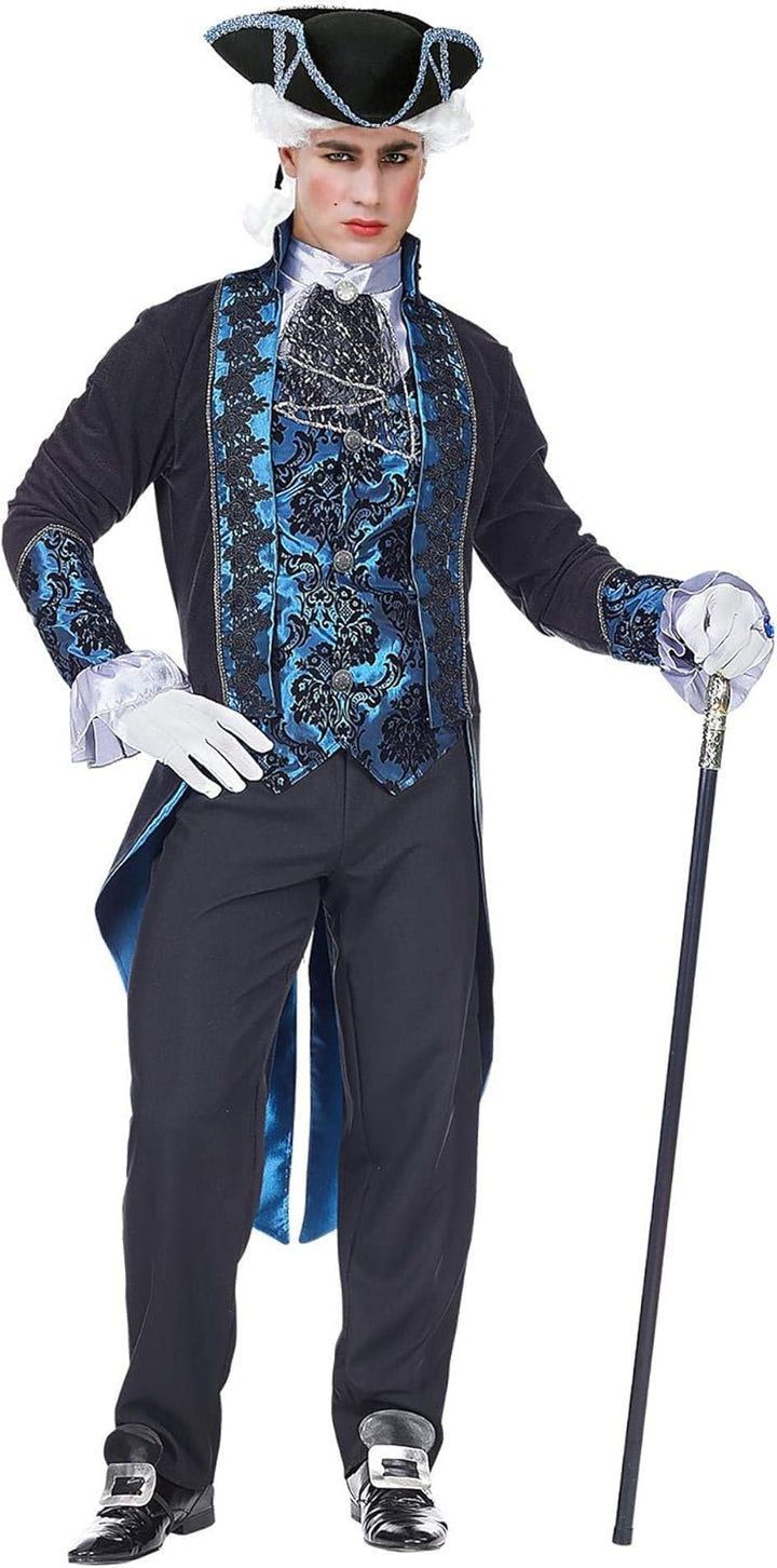 WIDMANN 08093 COSTUME VAMPIRO VITTORIANO BLU L #0809, L