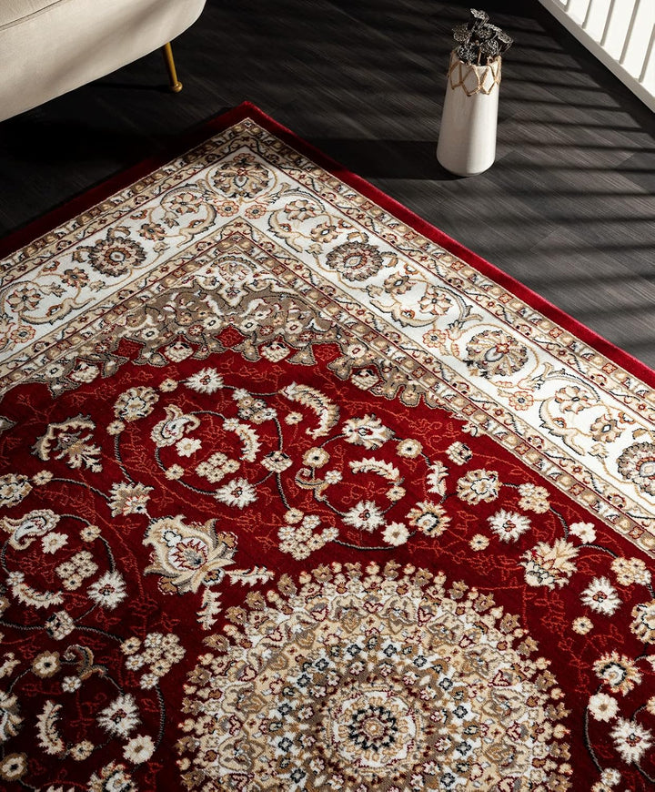 the carpet Elegant orientalischer Teppich Wohnzimmer, weicher & pflegeleichter Kurzflor Wohnzimmerte