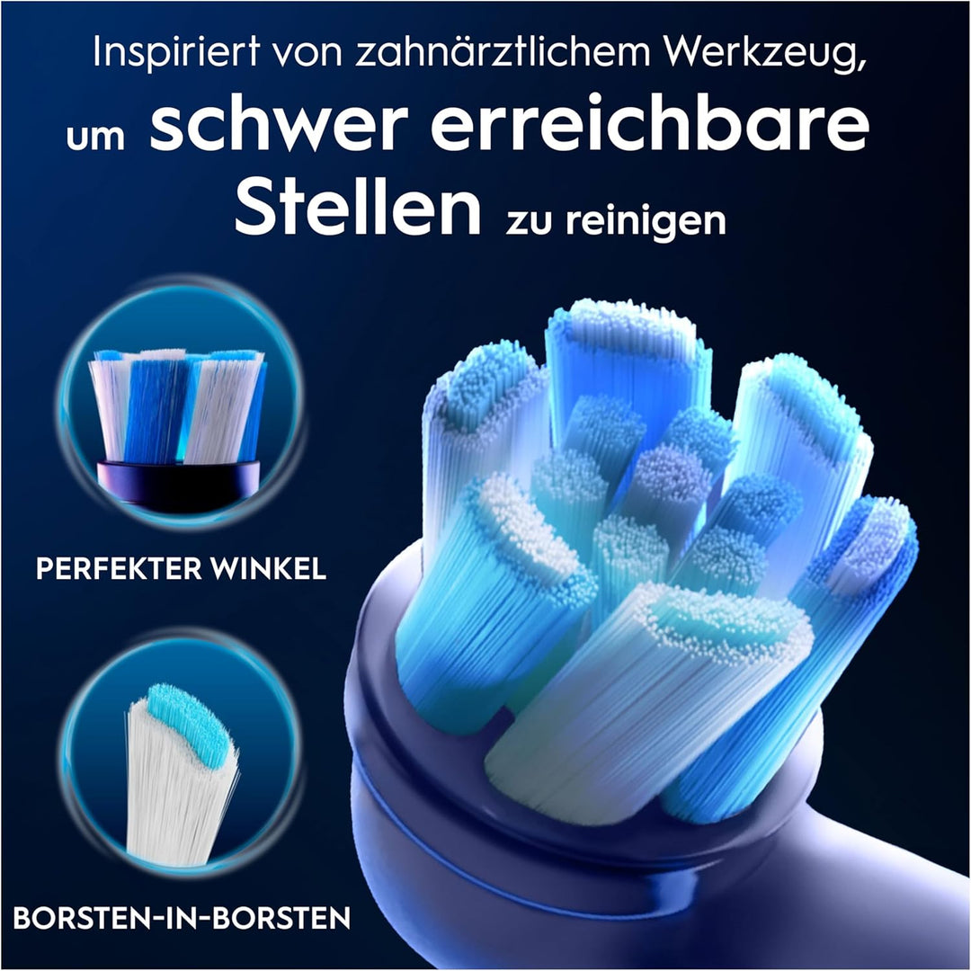 Oral-B iO Ultimative Reinigung Aufsteckbürsten für elektrische Zahnbürste, 8 Stück, ultimative Zahnr