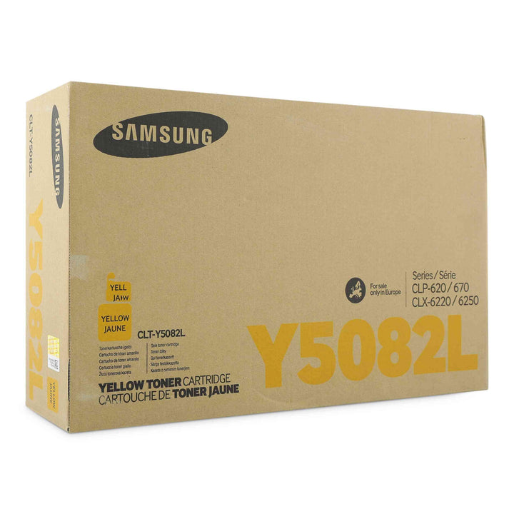 HP CLT-Y5082L/ELS (SU532A) Original Toner Gelb (Hohe Reichweite, Kompatibel mit: CLP-620ND, 670N, 67