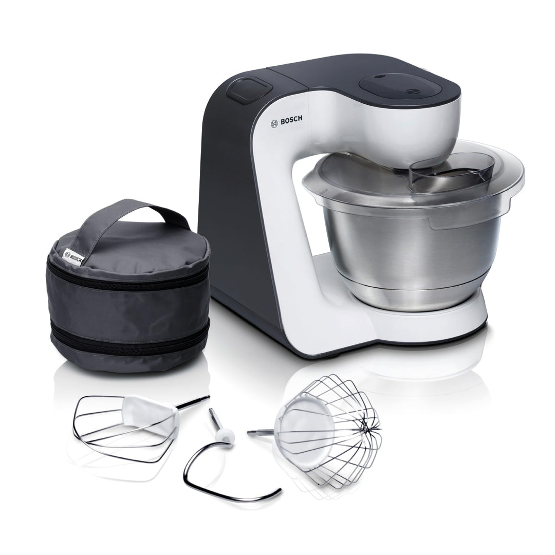 Bosch MUM54A00 Küchenmaschine Express Programm, Weiss Single, Single