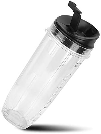 NINJA 18oz, 24oz, 32oz Ersatzteile, Ersatzbecher + Deckelteilset für NINJA 900W 1000W Mixer MEHRWEG