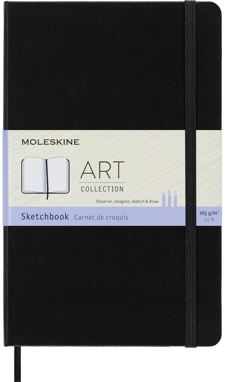 Moleskine S01151 Art Collection Skizzen-/ Zeichenbuch (mit Hardcover und elastischem Verschluss, Pap