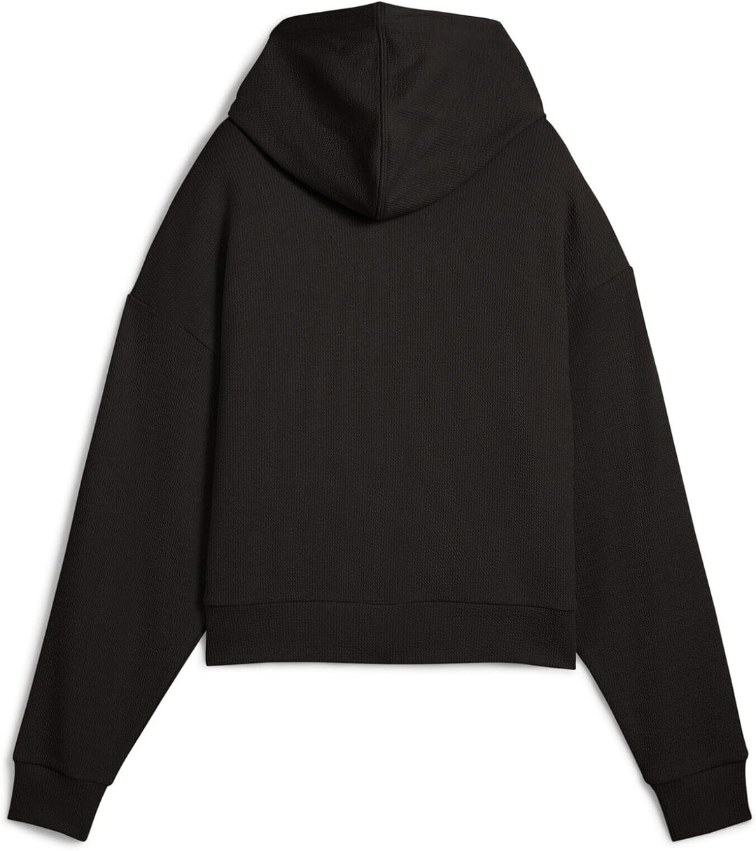 Puma Mädchen Her Comfort Crop Full-Zip Hoodie Hooded Sweatshirt (1er Pack) M Puma Black, M Puma Blac