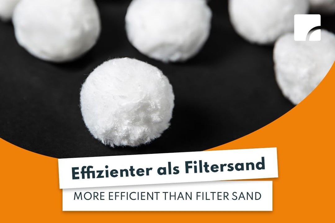 Steinbach Filterpumpe SPS 75-1, selbstsaugend, 230 V/450 W & Filter Balls – 040050 – Reinigende Filt