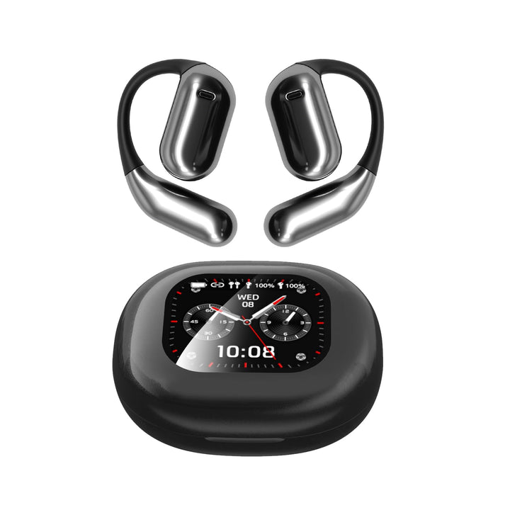 Bluetooth-Übersetzungs-Headset, LCD-Bildschirm Sport-Kopfhörer, Smart Ai Translation Headset, Überse