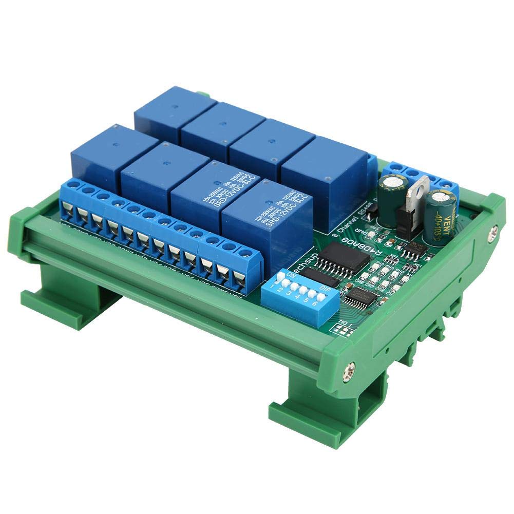 Relais-Modus, Fernbedienung, Modbus-Anfrage für 8-Kanal Modbus RTU Protokoll (R4D8A08-R mit DIN Rail