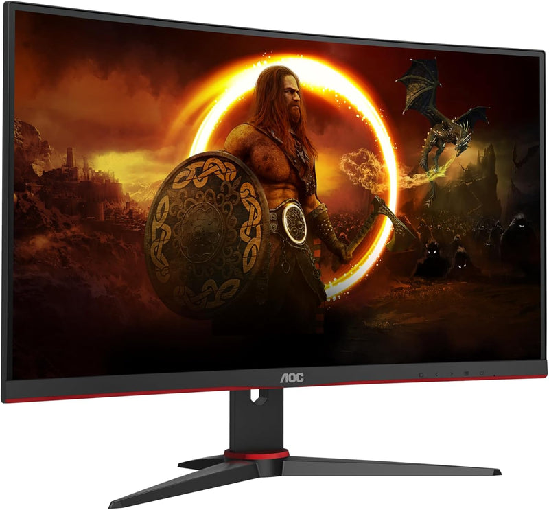 AOC Gaming CQ27G2SE - 27 Zoll QHD Curved Monitor, FreeSync Premium (2560x1440, 165 Hz, HDMI 1.4, Dis