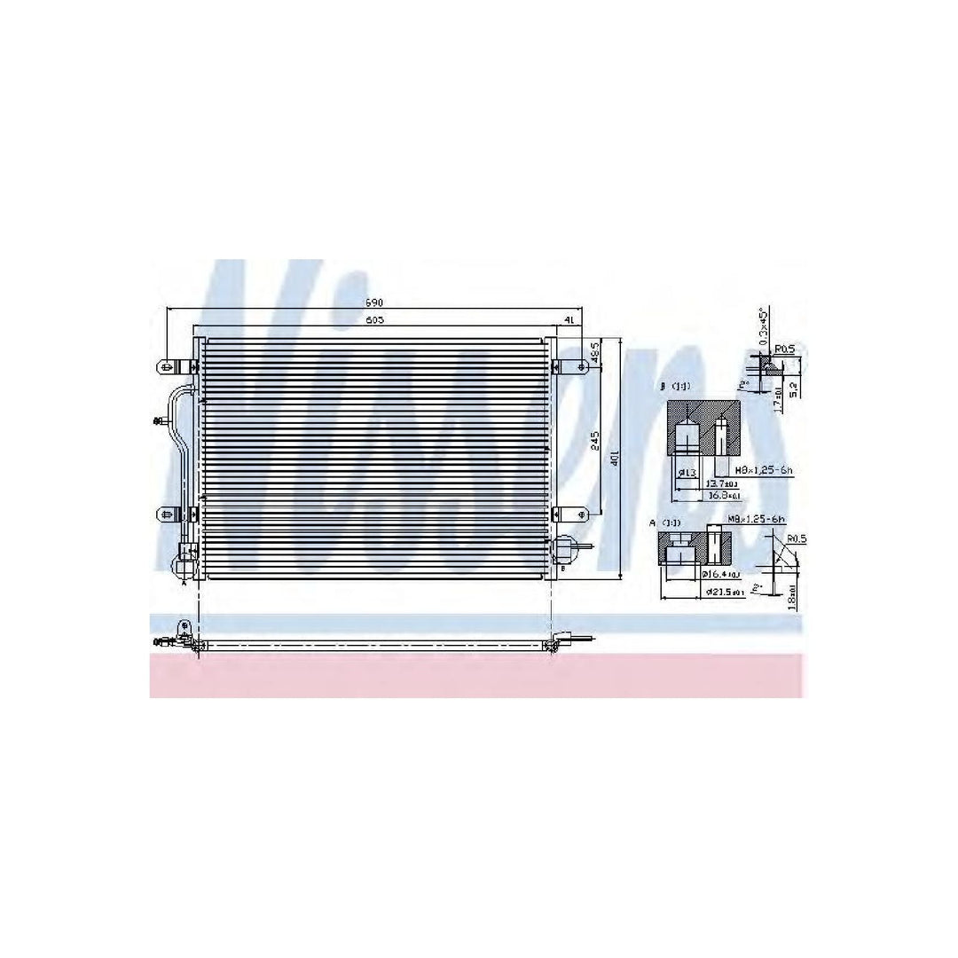 Nissens 94583 Klimakondensator