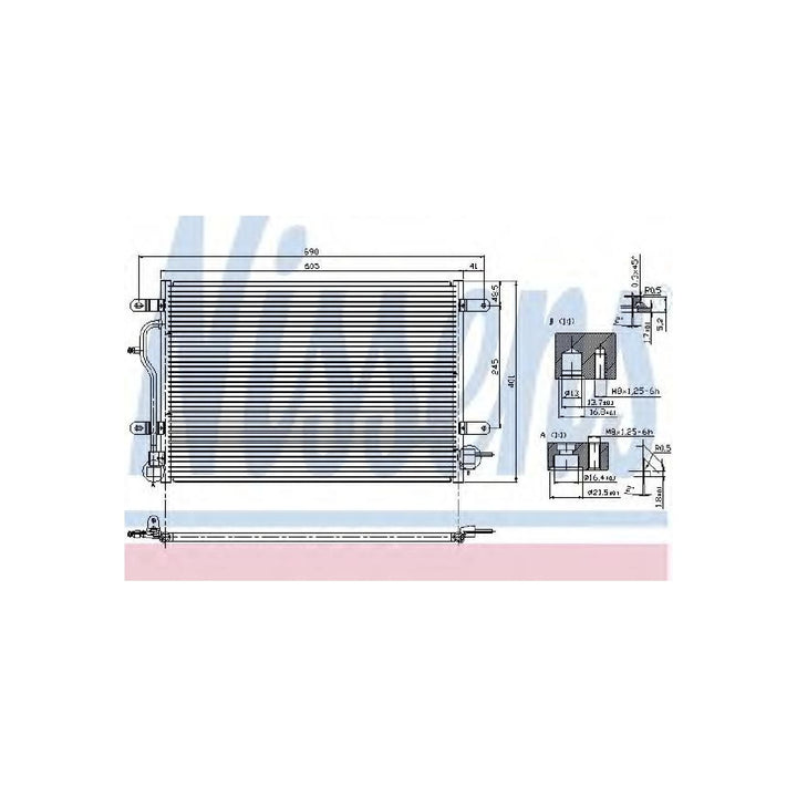 Nissens 94583 Klimakondensator